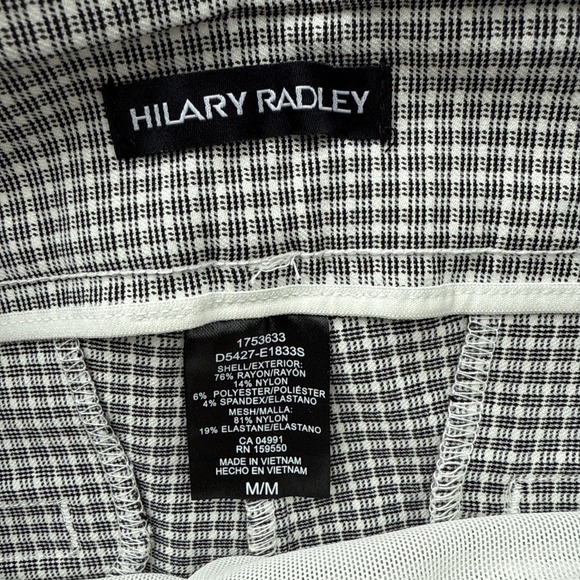 Hilary Radley‎ Off White And Black Combo Pants M Work/ Business Wear - Picture 2 of 6